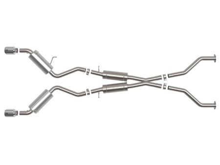 aFe Takeda Cat-Back Exhaust System Nissan 370Z 09-20 V6-3.7L- Polished Tip