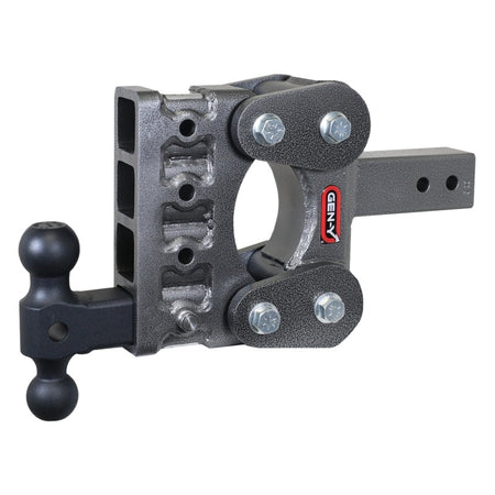 Gen-Y The Boss Torsion-Flex 2.5in Shank 5in Drop 1.1K TW 10K Hitch w/GH-031 Dual-Ball