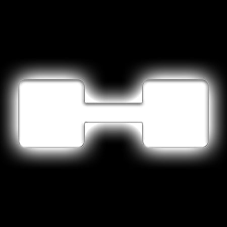 ORACLE Lighting Universal Illuminated LED Letter Badges - Matte Wht Surface Finish - H