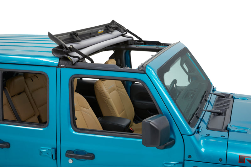 Bestop 20-26 Jeep Gladiator / 18-26 Wrangler JL Sunrider For Hardtop (Black Diamond)