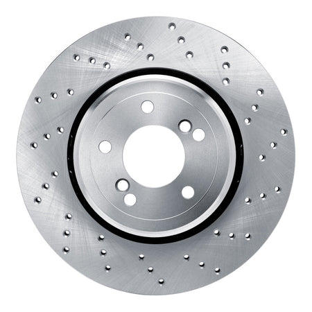 DFC 08-13 BMW M3 Right Rear Drilled Brake Rotor