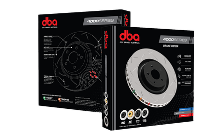 DBA 90-01 Acura Integra Rear 4000 Series Slotted Rotor