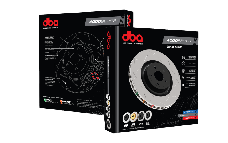 DBA 13-17 Renault Clio RS 200 Front Slotted 4000 Series Rotor
