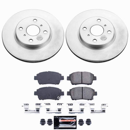 Power Stop 01-05 Toyota Echo Front Z23 Coated Brake Kit