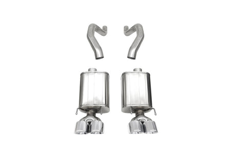 Corsa 06-13 Chevy Corvette C6 Z06 7.0L / 09-13 ZR1 6.2L Polished Axle-Back Exhaust w/4.5in Twin Tips