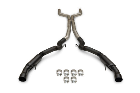 Flowmaster 24-25 Mustang 5.0L Outlaw Cat-Back Exhaust System - Black Tip (Non-Valved)