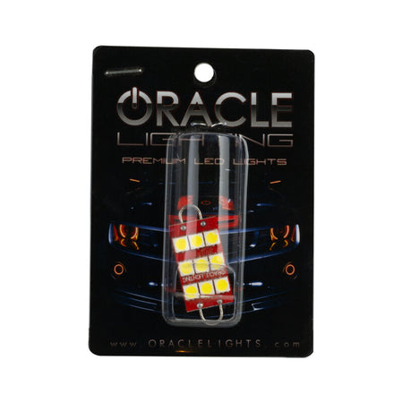 Oracle 44MM 6 LED 3 Chip - Loop Festoon Bulbs (Pair) - White