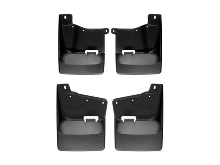 WeatherTech 20-24 Chevrolet Silverado 2500HD/3500HD w/o OE Splash Guards No Drill Mudflaps - Black