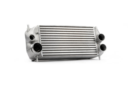 AMS Performance 2015+ Ford F-150 & Raptor 2.7L/3.5L EcoBoost Stock Loc. Intercooler (Silver w/ Logo)