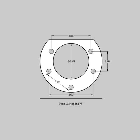Baer Brakes Rear Ends w/ Dana 60/Mopar 8-3/4in Car HE 11in SS4+ Rear SDZ Brake Kit - Blk