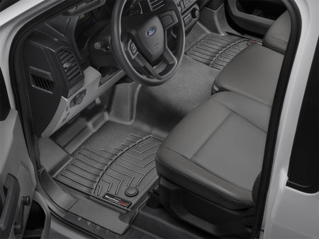 WeatherTech 16+ Ford F-150 Regular Cab Vinyl Floor Front FloorLiner-Black (Bench Seats w/o Console)
