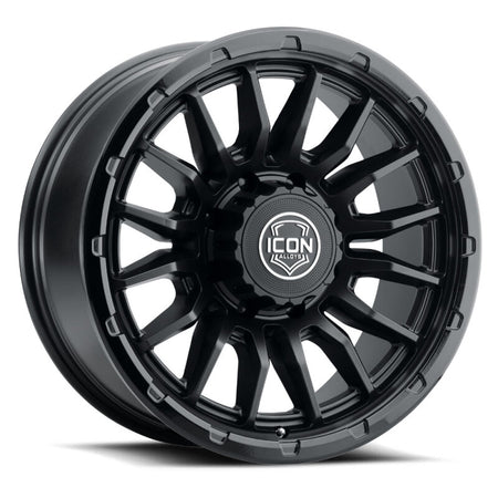 ICON Alloys Cajon 20x9 / 8x170 / 6mm / 5.25in BS Double Black Wheel