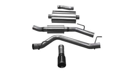 Corsa 2020-2025 Jeep Gladiator JT 3.0in Cat-Back Single Touring Side Exit w/ 4.0in Black Tip