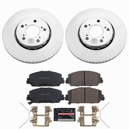 Power Stop 14-20 Acura RLX Front Z23 Coated Brake Kit