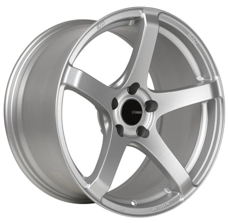 Enkei Kojin 18x8 45mm Offset 5x100 Bolt Pattern 72.6mm Bore Matte Silver Wheel