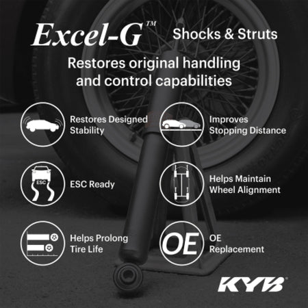 KYB 19-21 Chevrolet Silverado w/ Z85 / GMC Sierra w/ Z85 (Increased Capacity) Excel-G Shock - Rear