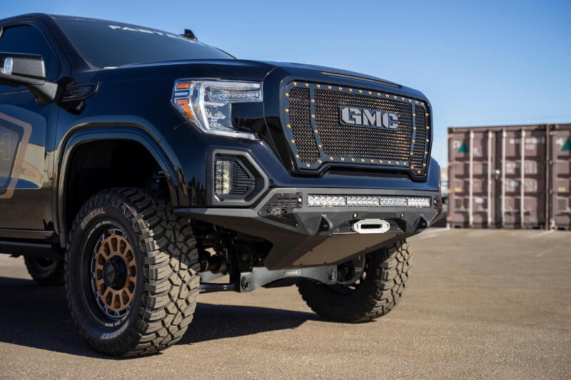 Addictive Desert Designs 2019 GMC Sierra 1500 SF Front Bumper w/ Winch Mount & Sensor Cutout