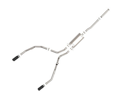 aFe Apollo GT Series Cat-Back Exhaust GM Trucks 09-18 V6-4.3L/V8-4.8/5.3L-Dual Rear Exit Black Tips