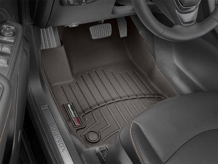 WeatherTech 2023 Ford SuperDuty SuperCab (1st Row Console/Bench Carpeted) 1st Row FloorLiner - Cocoa