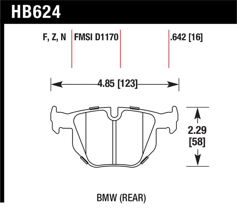 Hawk 06 BMW 330i/330xi / 07-09 335i / 07-08 335xi / 09 335d / 08-09 328i Performance Ceramic Street