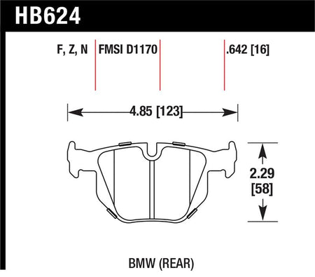 Hawk 06 BMW 330i/330xi / 07-09 335i / 07-08 335xi / 09 335d / 08-09 328i Performance Ceramic Street