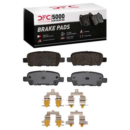 DFC 02-25 Nissan Maxima Rear 5000 Advanced Ceramic Brake Pads and Hardware Kit