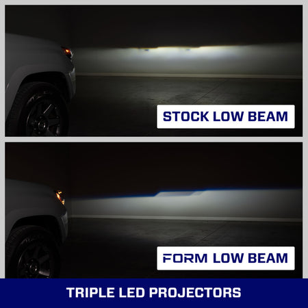 Form Lighting 2014-2024 Toyota 4Runner Sequential LED Projector Headlights (Pair)