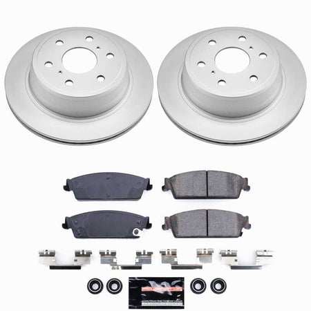 Power Stop 07-14 Cadillac Escalade Rear Z23 Coated Brake Kit
