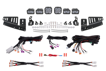 Diode Dynamics 21-25 Ford Bronco Stage Series Fog Pocket Kit