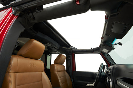Bestop 07-18 Jeep Wrangler JK Sunrider For Hardtop (Premium Black Twill 2-Door Or 4-Door)