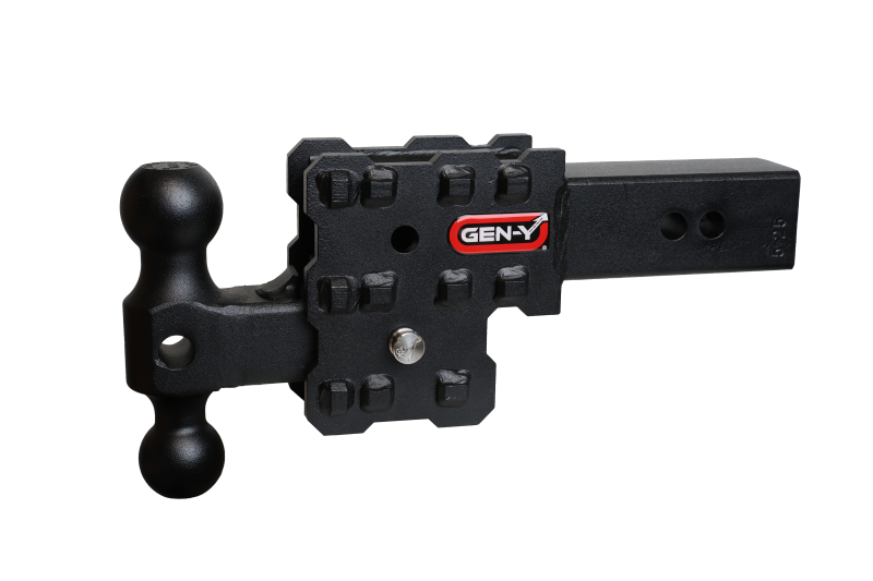 Gen-Y Phantom-X 2in Solid Shank 2.5in Drop 1K TW 10K Hitch w/GH-031 (No Flat Towing)