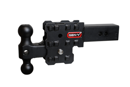 Gen-Y Phantom-X 2in Solid Shank 2.5in Drop 1K TW 10K Hitch w/GH-031 (No Flat Towing)