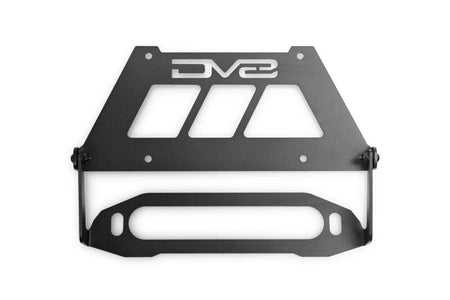 DV8 Offroad Fairlead Mounted Flip-Up License Plate Bracket