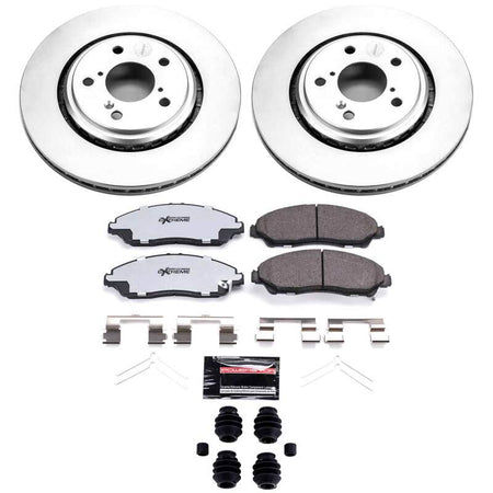 Power Stop 17-20 Acura MDX Front Z36 Coated Truck & Tow Brake Kit