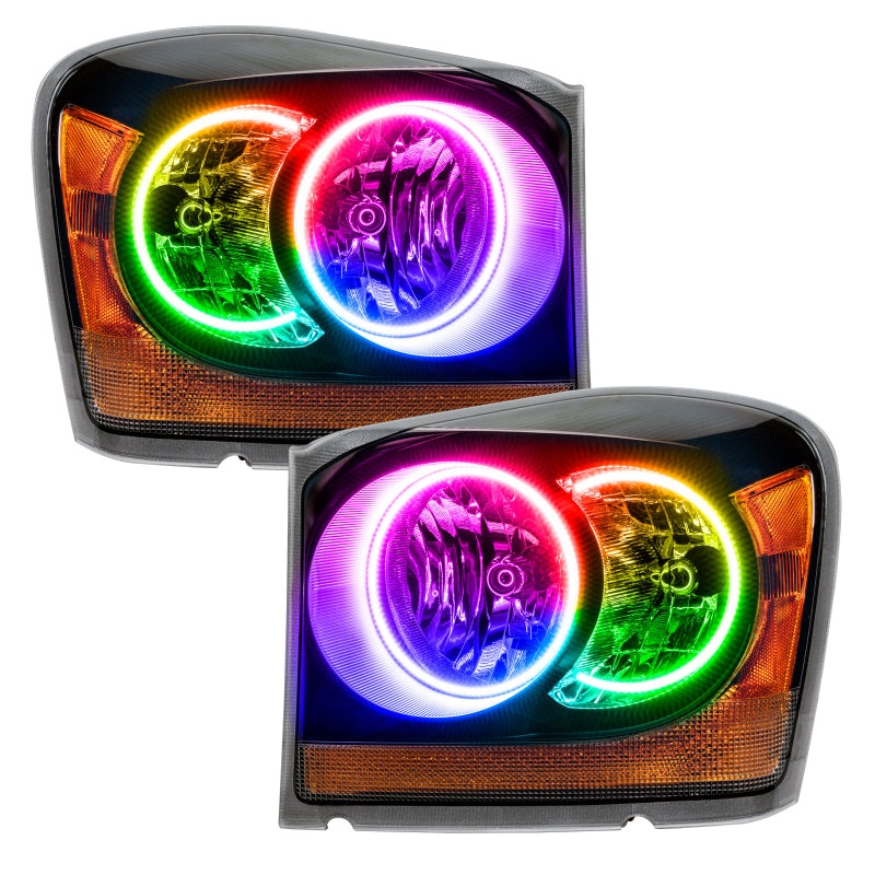 Oracle 04-06 Dodge Durango SMD HL - Black - ColorSHIFT w/o Controller