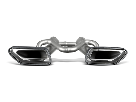 Akrapovic 14-17 McLaren 650S/650S Spyder Slip-On Line (Titanium) w/ Carbon Tips