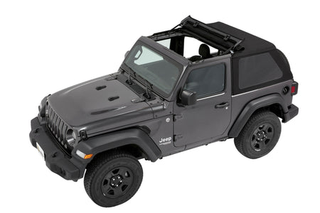 Bestop 18-26 Jeep Wrangler JL 2-Door Trektop (Premium Black Twill)