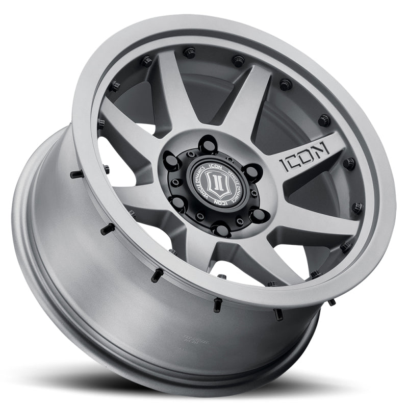 ICON Rebound Pro 17x8.5 / 5x5.5 / 0mm / 4.75in BS Titanium Wheel