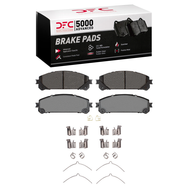 DFC 10-26 Lexus RX350 Front 5000 Advanced Ceramic Brake Pads and Hardware Kit