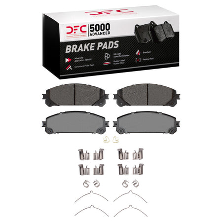 DFC 10-26 Lexus RX350 Front 5000 Advanced Ceramic Brake Pads and Hardware Kit