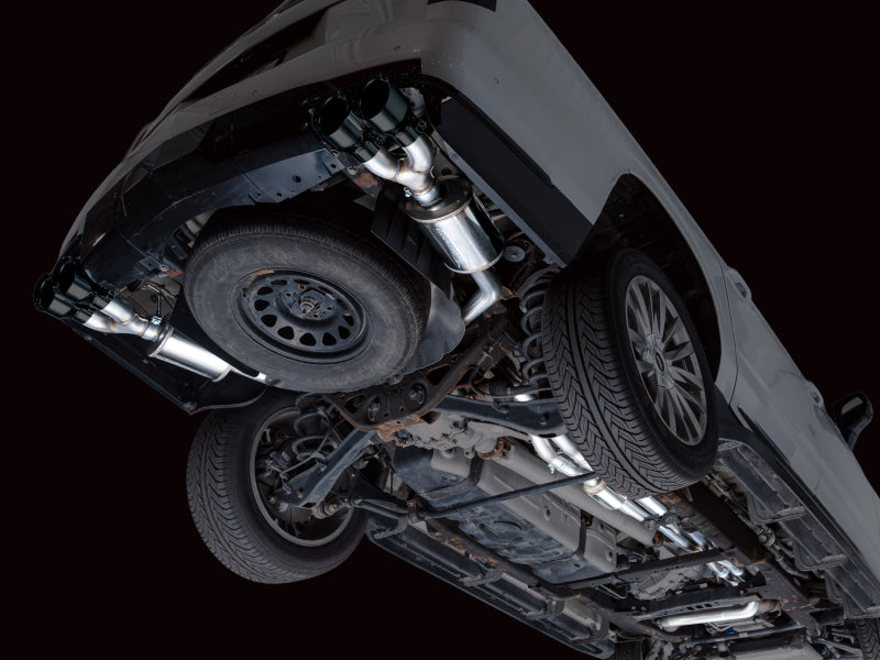 AWE Tuning 2021+ Cadillac Escalade 6.2L 0FG Dual Exit Exhaust System w/ 5in Diamond Blk Tips
