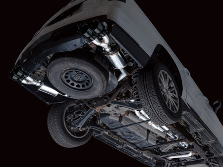 AWE Tuning 2021+ Cadillac Escalade 6.2L 0FG Dual Exit Exhaust System w/ 5in Diamond Blk Tips