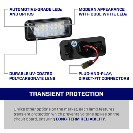 Form Lighting 2010 Subaru LED License Plate Lights (Pair)