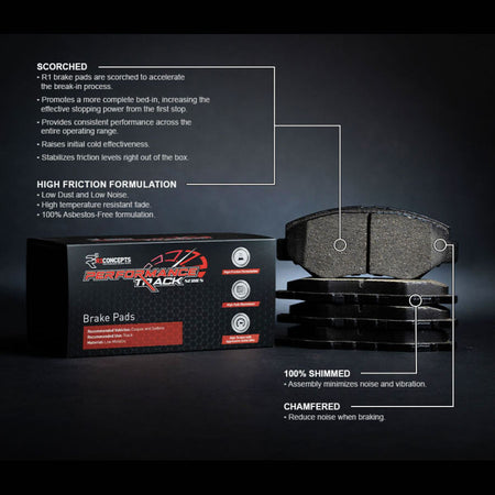 R1 06-15 Mazda Mx-5 Miata Front Track/Street Brake Pads