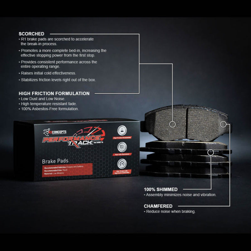 R1 89-98 Nissan 240SX Front Track/Street Brake Pads