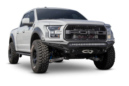 Addictive Desert Designs 17-18 Ford F-150 Raptor Stealth Fighter Front Bumper w/ Winch Mount