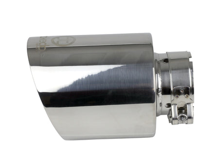 aFe Takeda Universal Exhaust Tip 2-1/2 IN Inlet x 4-1/2 IN Outlet x 7 IN L- Polished