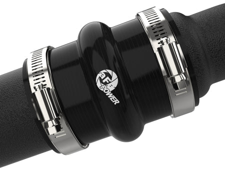 aFe BladeRunner Aluminum Hot and Cold Charge Pipe Kit Black Ford F-150 24-26 V6-2.7L (tt)