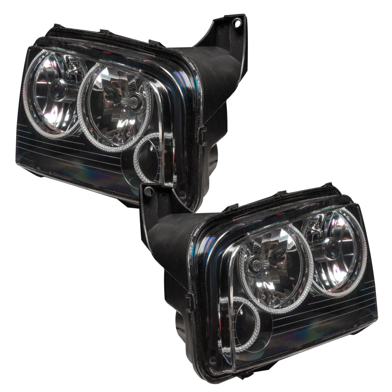 Oracle 05-10 Dodge Charger SMD HL (Non-HID) - Triple Halo - ColorSHIFT w/ BC1 Controller