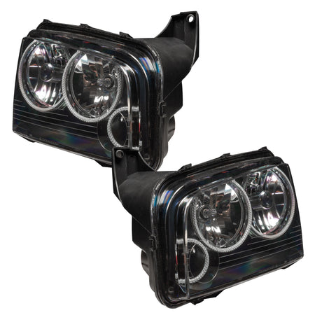 Oracle 05-10 Dodge Charger SMD HL (Non-HID) - Triple Halo - ColorSHIFT w/ BC1 Controller